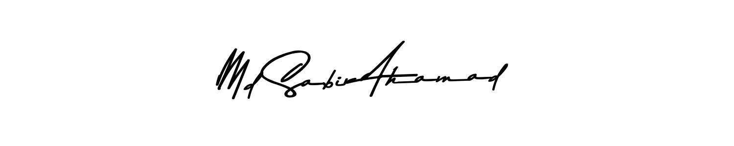 Also You can easily find your signature by using the search form. We will create Md Sabir Ahamad name handwritten signature images for you free of cost using Asem Kandis PERSONAL USE sign style. Md Sabir Ahamad signature style 9 images and pictures png