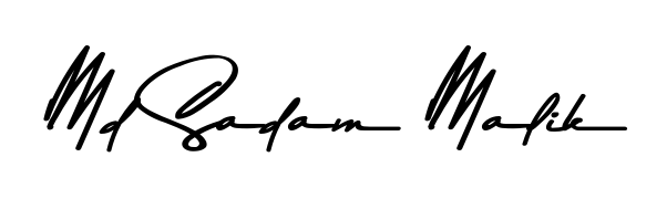 Design your own signature with our free online signature maker. With this signature software, you can create a handwritten (Asem Kandis PERSONAL USE) signature for name Md Sadam Malik. Md Sadam Malik signature style 9 images and pictures png