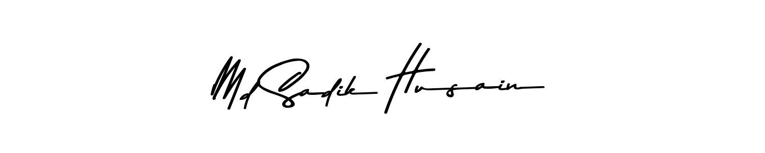 It looks lik you need a new signature style for name Md Sadik Husain. Design unique handwritten (Asem Kandis PERSONAL USE) signature with our free signature maker in just a few clicks. Md Sadik Husain signature style 9 images and pictures png