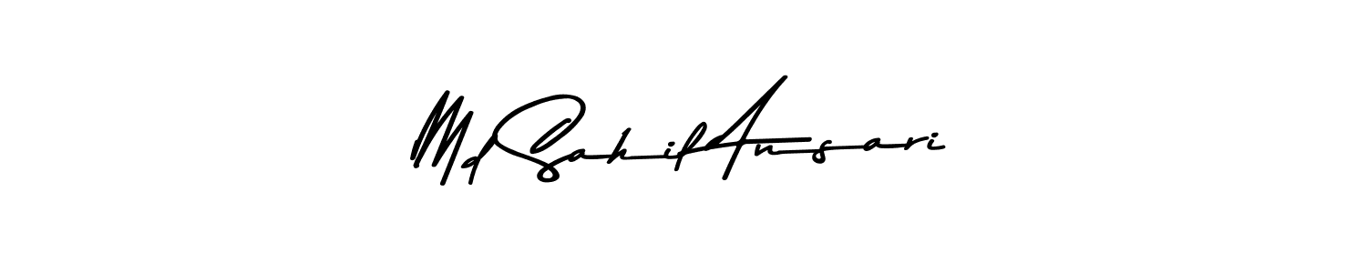 Asem Kandis PERSONAL USE is a professional signature style that is perfect for those who want to add a touch of class to their signature. It is also a great choice for those who want to make their signature more unique. Get Md Sahil Ansari name to fancy signature for free. Md Sahil Ansari signature style 9 images and pictures png