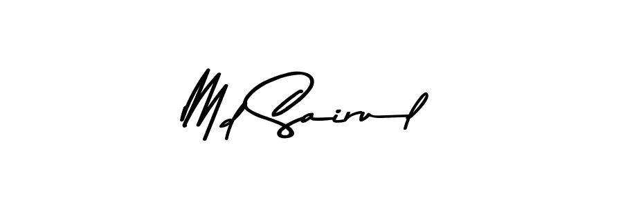 Create a beautiful signature design for name Md Sairul. With this signature (Asem Kandis PERSONAL USE) fonts, you can make a handwritten signature for free. Md Sairul signature style 9 images and pictures png