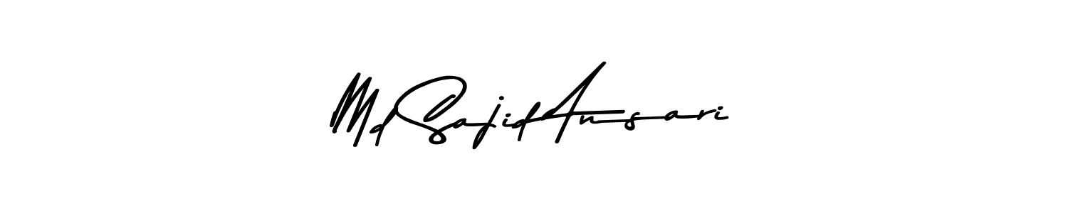 You can use this online signature creator to create a handwritten signature for the name Md Sajid Ansari. This is the best online autograph maker. Md Sajid Ansari signature style 9 images and pictures png
