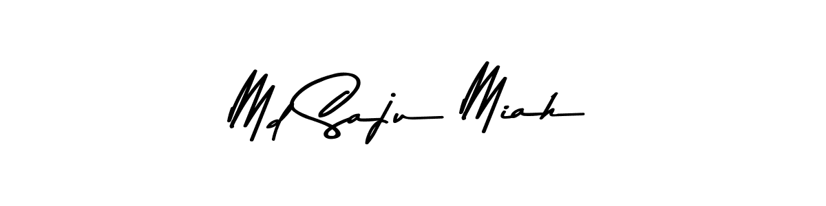 Use a signature maker to create a handwritten signature online. With this signature software, you can design (Asem Kandis PERSONAL USE) your own signature for name Md Saju Miah. Md Saju Miah signature style 9 images and pictures png