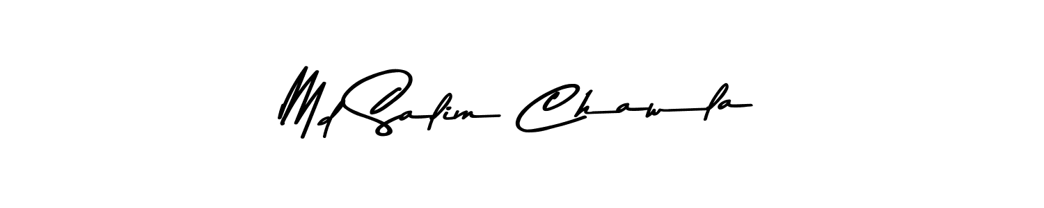 Make a beautiful signature design for name Md Salim Chawla. Use this online signature maker to create a handwritten signature for free. Md Salim Chawla signature style 9 images and pictures png