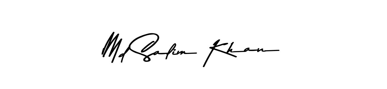 How to make Md Salim Khan signature? Asem Kandis PERSONAL USE is a professional autograph style. Create handwritten signature for Md Salim Khan name. Md Salim Khan signature style 9 images and pictures png