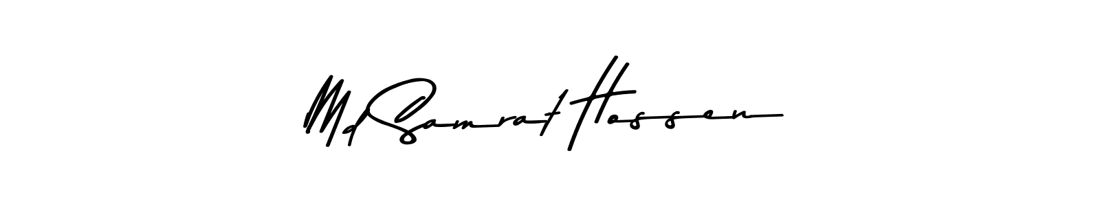 Md Samrat Hossen stylish signature style. Best Handwritten Sign (Asem Kandis PERSONAL USE) for my name. Handwritten Signature Collection Ideas for my name Md Samrat Hossen. Md Samrat Hossen signature style 9 images and pictures png