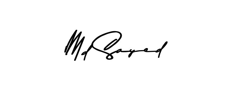 Use a signature maker to create a handwritten signature online. With this signature software, you can design (Asem Kandis PERSONAL USE) your own signature for name Md Sayed. Md Sayed signature style 9 images and pictures png