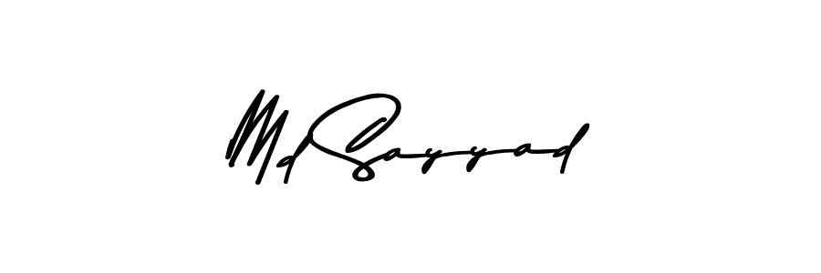 Design your own signature with our free online signature maker. With this signature software, you can create a handwritten (Asem Kandis PERSONAL USE) signature for name Md Sayyad. Md Sayyad signature style 9 images and pictures png