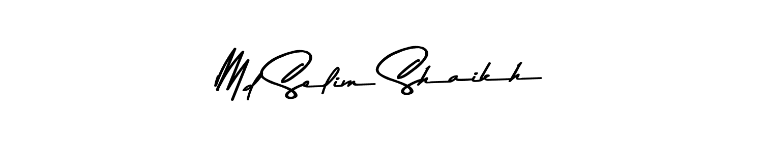 Here are the top 10 professional signature styles for the name Md Selim Shaikh. These are the best autograph styles you can use for your name. Md Selim Shaikh signature style 9 images and pictures png