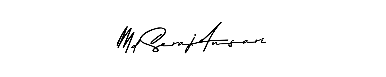 if you are searching for the best signature style for your name Md Seraj Ansari. so please give up your signature search. here we have designed multiple signature styles  using Asem Kandis PERSONAL USE. Md Seraj Ansari signature style 9 images and pictures png