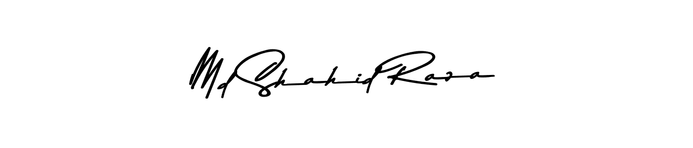 Use a signature maker to create a handwritten signature online. With this signature software, you can design (Asem Kandis PERSONAL USE) your own signature for name Md Shahid Raza. Md Shahid Raza signature style 9 images and pictures png