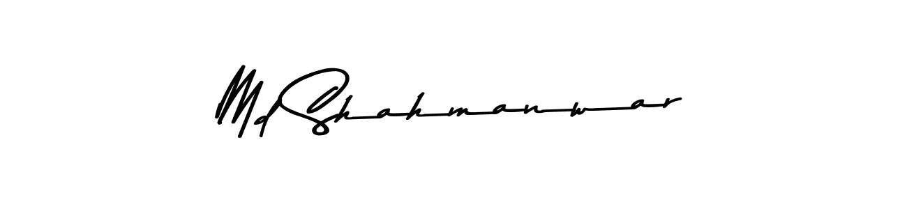 You should practise on your own different ways (Asem Kandis PERSONAL USE) to write your name (Md Shahmanwar) in signature. don't let someone else do it for you. Md Shahmanwar signature style 9 images and pictures png