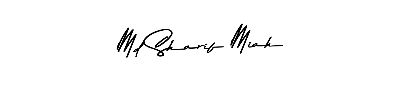 Create a beautiful signature design for name Md Sharif Miah. With this signature (Asem Kandis PERSONAL USE) fonts, you can make a handwritten signature for free. Md Sharif Miah signature style 9 images and pictures png