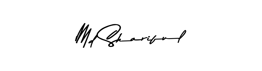 Design your own signature with our free online signature maker. With this signature software, you can create a handwritten (Asem Kandis PERSONAL USE) signature for name Md Shariful. Md Shariful signature style 9 images and pictures png
