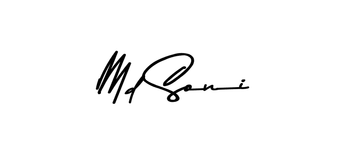 How to make Md Soni signature? Asem Kandis PERSONAL USE is a professional autograph style. Create handwritten signature for Md Soni name. Md Soni signature style 9 images and pictures png