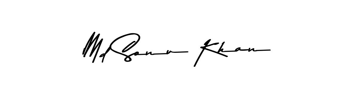 Create a beautiful signature design for name Md Sonu Khan. With this signature (Asem Kandis PERSONAL USE) fonts, you can make a handwritten signature for free. Md Sonu Khan signature style 9 images and pictures png