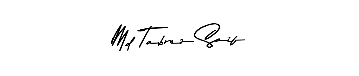 Asem Kandis PERSONAL USE is a professional signature style that is perfect for those who want to add a touch of class to their signature. It is also a great choice for those who want to make their signature more unique. Get Md Tabrez Saif name to fancy signature for free. Md Tabrez Saif signature style 9 images and pictures png