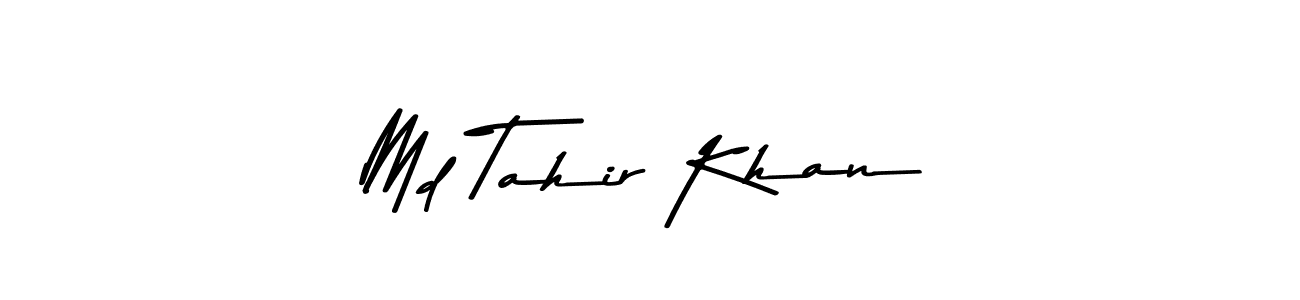 Md Tahir Khan stylish signature style. Best Handwritten Sign (Asem Kandis PERSONAL USE) for my name. Handwritten Signature Collection Ideas for my name Md Tahir Khan. Md Tahir Khan signature style 9 images and pictures png