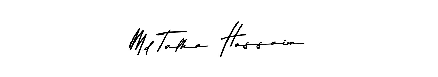 Similarly Asem Kandis PERSONAL USE is the best handwritten signature design. Signature creator online .You can use it as an online autograph creator for name Md Talha  Hossaim. Md Talha  Hossaim signature style 9 images and pictures png