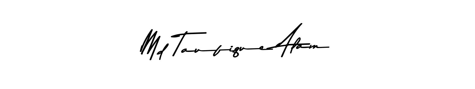 Design your own signature with our free online signature maker. With this signature software, you can create a handwritten (Asem Kandis PERSONAL USE) signature for name Md Taufique Alam. Md Taufique Alam signature style 9 images and pictures png