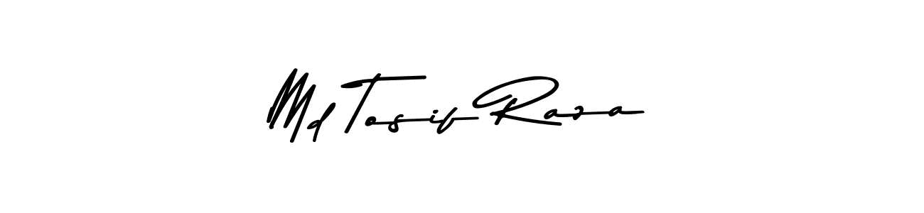 How to make Md Tosif Raza signature? Asem Kandis PERSONAL USE is a professional autograph style. Create handwritten signature for Md Tosif Raza name. Md Tosif Raza signature style 9 images and pictures png