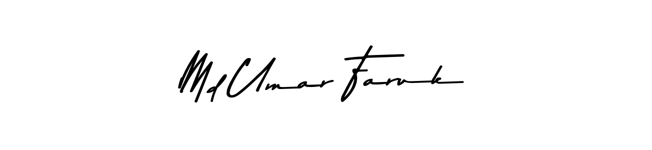 The best way (Asem Kandis PERSONAL USE) to make a short signature is to pick only two or three words in your name. The name Md Umar Faruk include a total of six letters. For converting this name. Md Umar Faruk signature style 9 images and pictures png