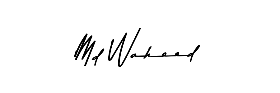 How to make Md Waheed signature? Asem Kandis PERSONAL USE is a professional autograph style. Create handwritten signature for Md Waheed name. Md Waheed signature style 9 images and pictures png