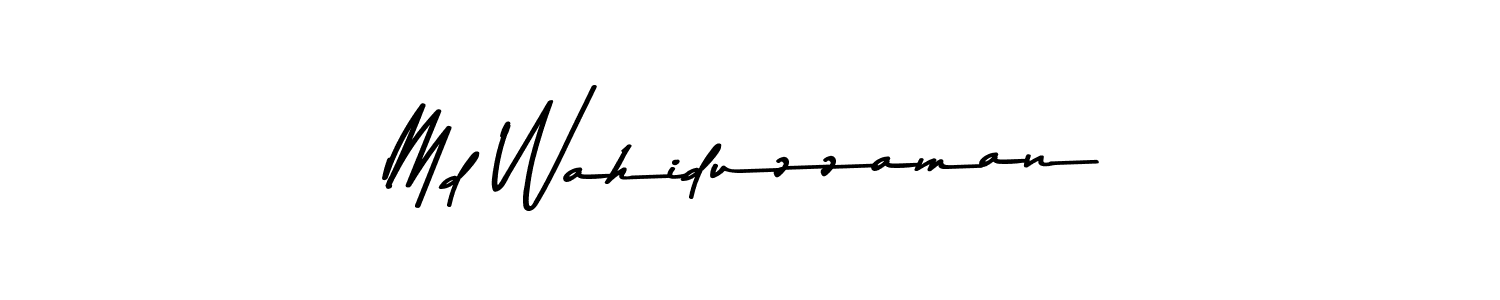 Make a beautiful signature design for name Md Wahiduzzaman. With this signature (Asem Kandis PERSONAL USE) style, you can create a handwritten signature for free. Md Wahiduzzaman signature style 9 images and pictures png