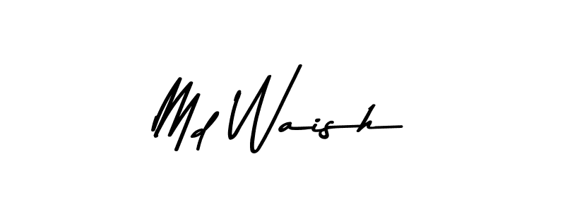 Also we have Md Waish name is the best signature style. Create professional handwritten signature collection using Asem Kandis PERSONAL USE autograph style. Md Waish signature style 9 images and pictures png