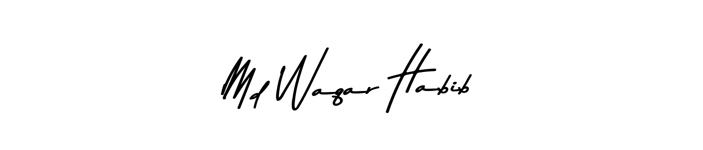 It looks lik you need a new signature style for name Md Waqar Habib. Design unique handwritten (Asem Kandis PERSONAL USE) signature with our free signature maker in just a few clicks. Md Waqar Habib signature style 9 images and pictures png