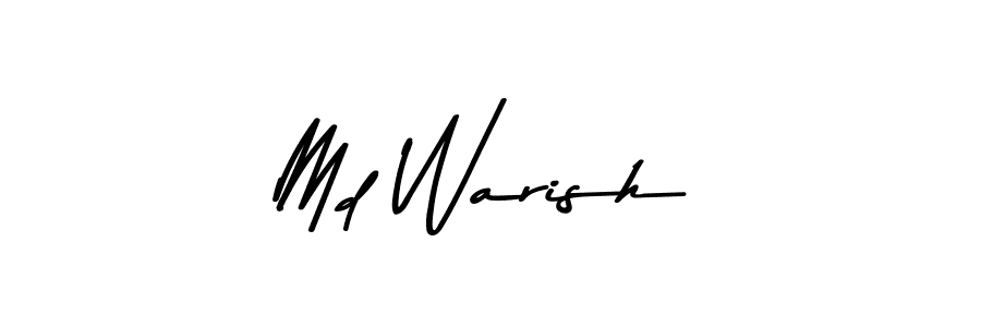 Similarly Asem Kandis PERSONAL USE is the best handwritten signature design. Signature creator online .You can use it as an online autograph creator for name Md Warish. Md Warish signature style 9 images and pictures png