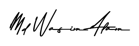 Create a beautiful signature design for name Md Wasim Alam. With this signature (Asem Kandis PERSONAL USE) fonts, you can make a handwritten signature for free. Md Wasim Alam signature style 9 images and pictures png