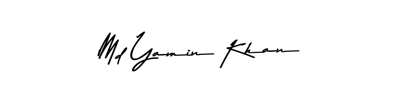 Use a signature maker to create a handwritten signature online. With this signature software, you can design (Asem Kandis PERSONAL USE) your own signature for name Md Yamin Khan. Md Yamin Khan signature style 9 images and pictures png