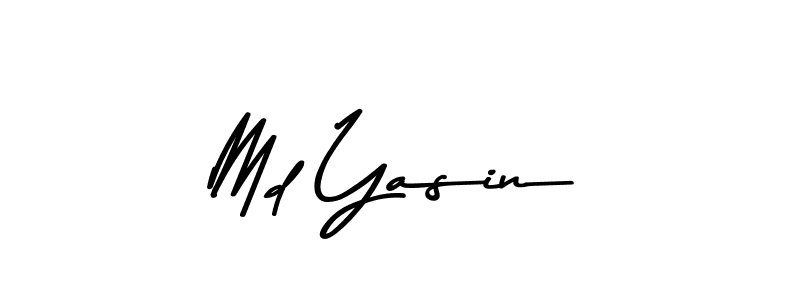 Use a signature maker to create a handwritten signature online. With this signature software, you can design (Asem Kandis PERSONAL USE) your own signature for name Md Yasin. Md Yasin signature style 9 images and pictures png