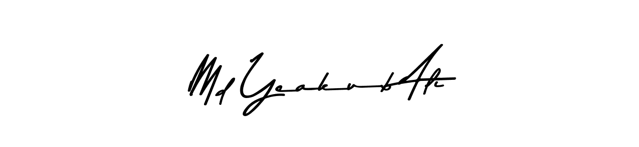 Design your own signature with our free online signature maker. With this signature software, you can create a handwritten (Asem Kandis PERSONAL USE) signature for name Md Yeakub Ali. Md Yeakub Ali signature style 9 images and pictures png