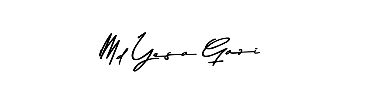 It looks lik you need a new signature style for name Md Yesa Gazi. Design unique handwritten (Asem Kandis PERSONAL USE) signature with our free signature maker in just a few clicks. Md Yesa Gazi signature style 9 images and pictures png
