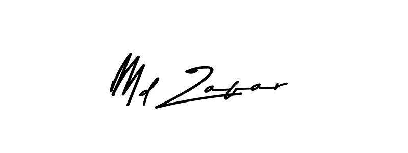 Design your own signature with our free online signature maker. With this signature software, you can create a handwritten (Asem Kandis PERSONAL USE) signature for name Md Zafar. Md Zafar signature style 9 images and pictures png