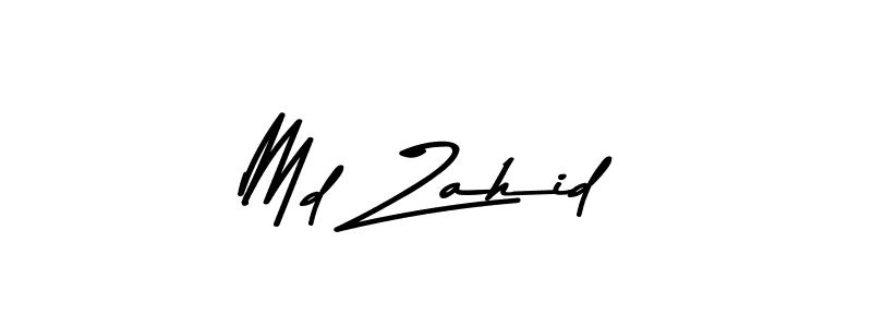 This is the best signature style for the Md Zahid name. Also you like these signature font (Asem Kandis PERSONAL USE). Mix name signature. Md Zahid signature style 9 images and pictures png