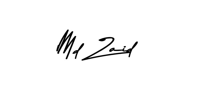 Design your own signature with our free online signature maker. With this signature software, you can create a handwritten (Asem Kandis PERSONAL USE) signature for name Md Zaid. Md Zaid signature style 9 images and pictures png