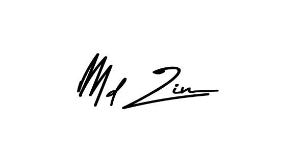 This is the best signature style for the Md Zin name. Also you like these signature font (Asem Kandis PERSONAL USE). Mix name signature. Md Zin signature style 9 images and pictures png