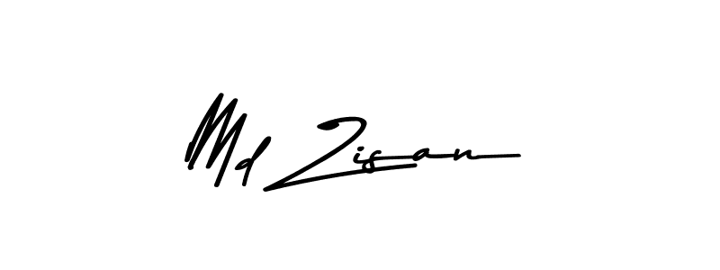 The best way (Asem Kandis PERSONAL USE) to make a short signature is to pick only two or three words in your name. The name Md Zisan include a total of six letters. For converting this name. Md Zisan signature style 9 images and pictures png