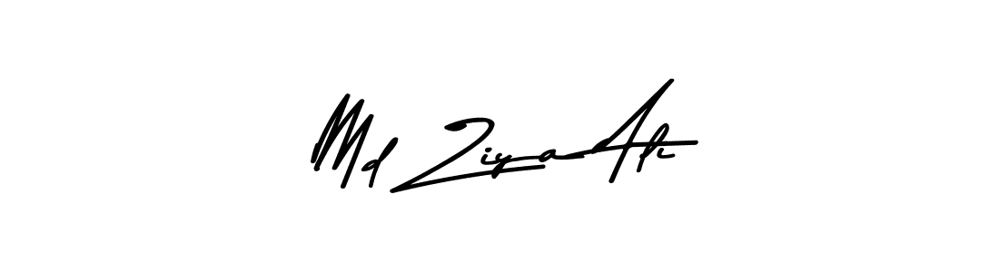 Use a signature maker to create a handwritten signature online. With this signature software, you can design (Asem Kandis PERSONAL USE) your own signature for name Md Ziya Ali. Md Ziya Ali signature style 9 images and pictures png