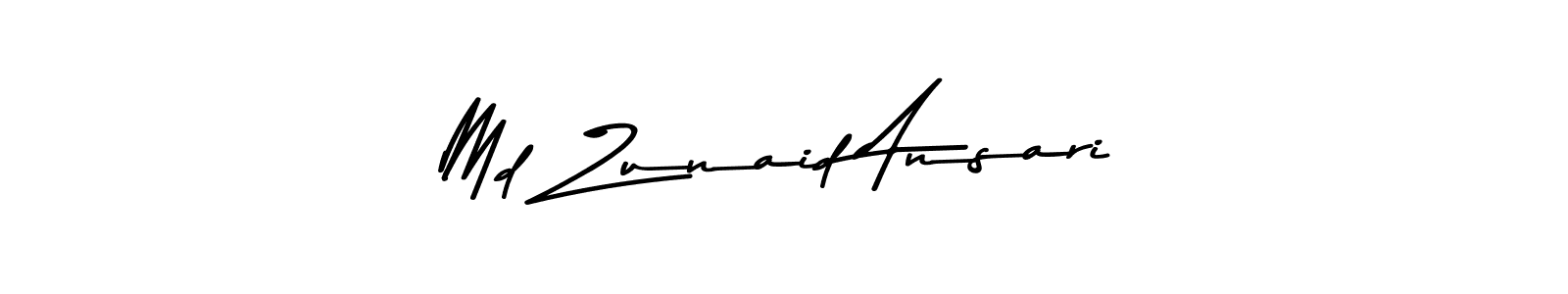 How to make Md Zunaid Ansari signature? Asem Kandis PERSONAL USE is a professional autograph style. Create handwritten signature for Md Zunaid Ansari name. Md Zunaid Ansari signature style 9 images and pictures png