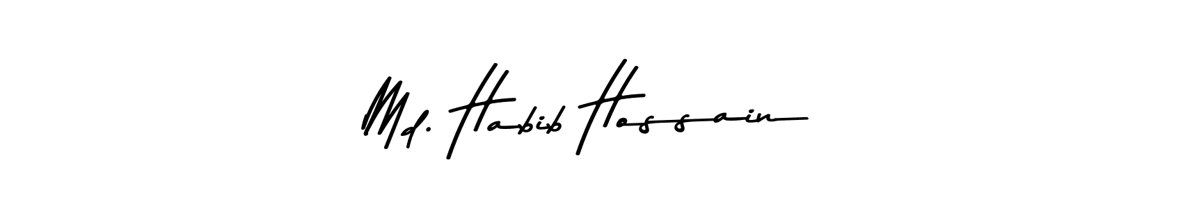 How to make Md. Habib Hossain name signature. Use Asem Kandis PERSONAL USE style for creating short signs online. This is the latest handwritten sign. Md. Habib Hossain signature style 9 images and pictures png