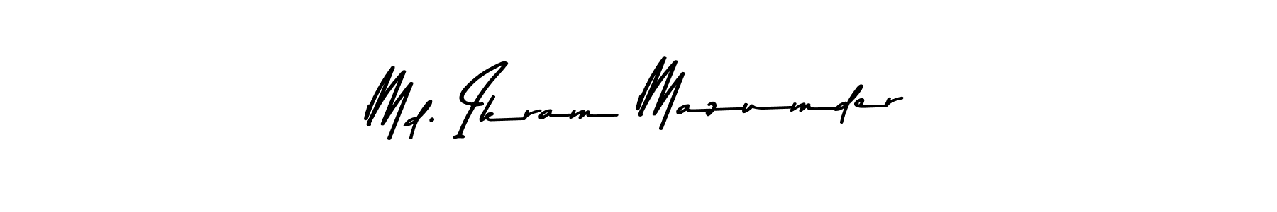 Asem Kandis PERSONAL USE is a professional signature style that is perfect for those who want to add a touch of class to their signature. It is also a great choice for those who want to make their signature more unique. Get Md. Ikram Mazumder name to fancy signature for free. Md. Ikram Mazumder signature style 9 images and pictures png