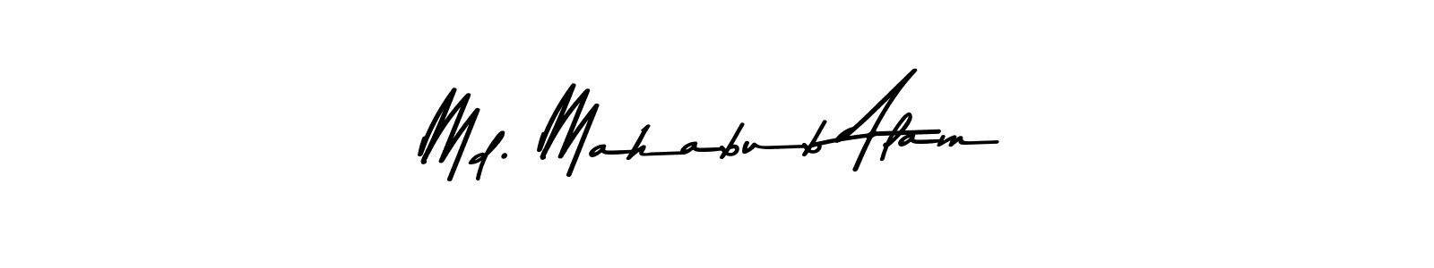 Create a beautiful signature design for name Md. Mahabub Alam. With this signature (Asem Kandis PERSONAL USE) fonts, you can make a handwritten signature for free. Md. Mahabub Alam signature style 9 images and pictures png