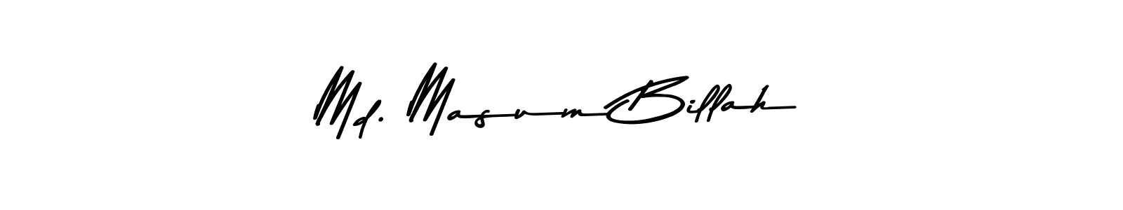 How to make Md. Masum Billah signature? Asem Kandis PERSONAL USE is a professional autograph style. Create handwritten signature for Md. Masum Billah name. Md. Masum Billah signature style 9 images and pictures png