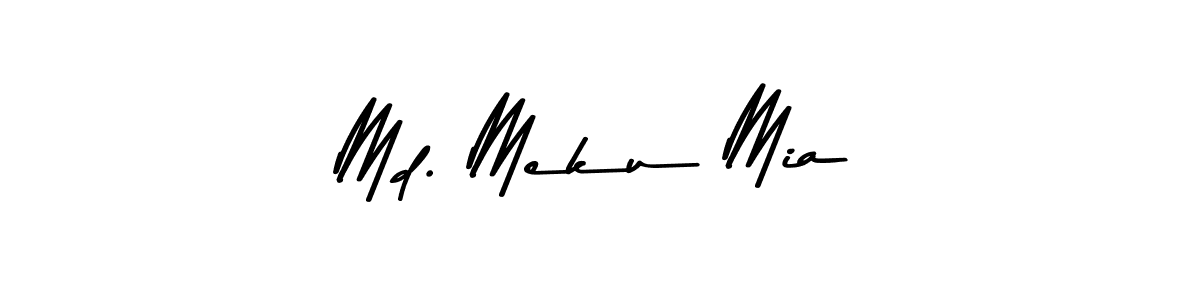 Design your own signature with our free online signature maker. With this signature software, you can create a handwritten (Asem Kandis PERSONAL USE) signature for name Md. Meku Mia. Md. Meku Mia signature style 9 images and pictures png