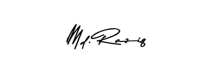 Here are the top 10 professional signature styles for the name Md. Raziq. These are the best autograph styles you can use for your name. Md. Raziq signature style 9 images and pictures png