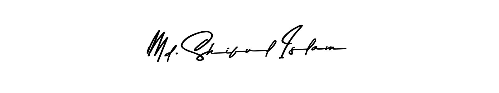 Use a signature maker to create a handwritten signature online. With this signature software, you can design (Asem Kandis PERSONAL USE) your own signature for name Md. Shiful Islam. Md. Shiful Islam signature style 9 images and pictures png